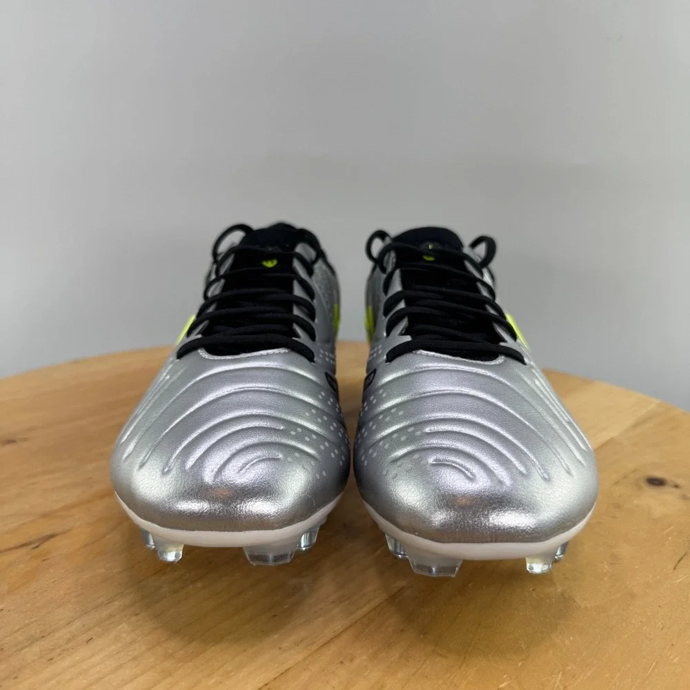 Mens 7 / Womens 8.5 - Nike Tiempo Legend 10 Elite Silver SG Pro AC P‎ Anti Clog